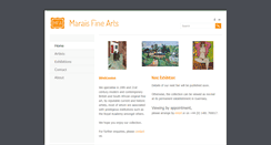 Desktop Screenshot of maraisfinearts.com